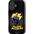 DC Comics Black Adam Movie Art Character and logo iPhone 16 Plus Magsafe Impact Case