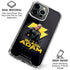 DC Comics Black Adam Movie Art Character and logo iPhone 16 Pro Max Clear Case