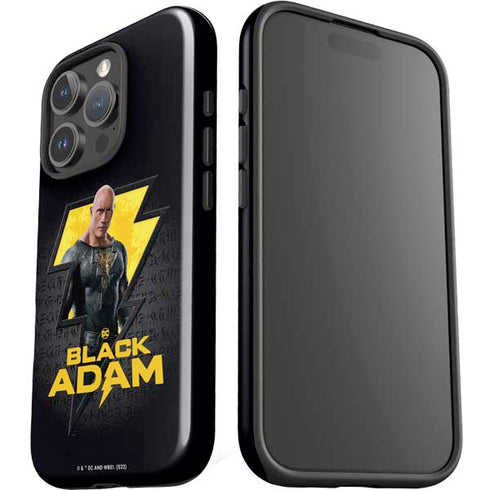 DC Comics Black Adam Movie Art Character and logo iPhone 16 Pro Max Impact Case