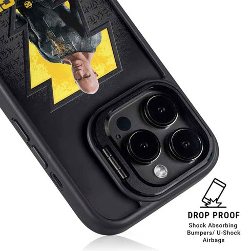 DC Comics Black Adam Movie Art Character and logo iPhone 16 Pro Max Kickstand Case