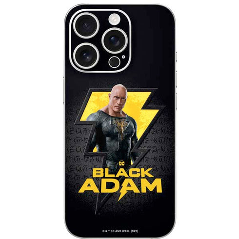 DC Comics Black Adam Movie Art Character and logo iPhone 16 Pro Skin