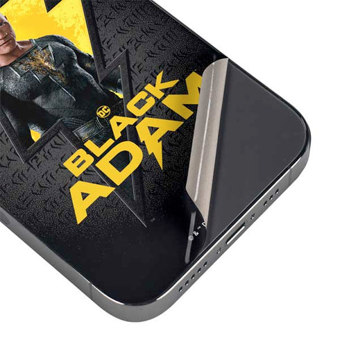 DC Comics Black Adam Movie Art Character and logo iPhone 16 Pro Skin