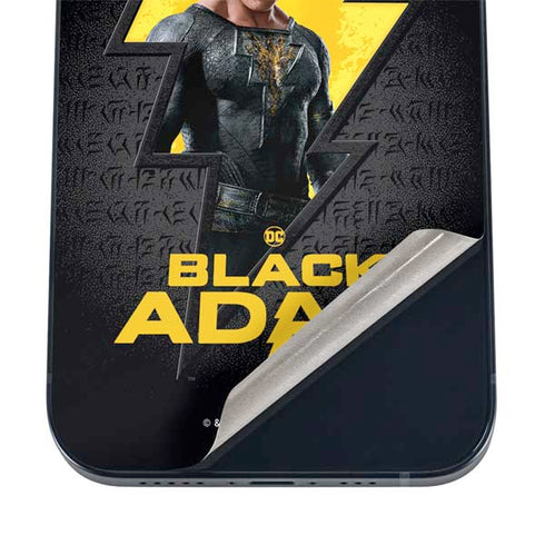 DC Comics Black Adam Movie Art Character and logo iPhone 16 Skin