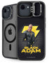 DC Comics Black Adam Movie Art Character and logo iPhone 16e Kickstand Case