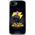 DC Comics Black Adam Movie Art Character and logo iPhone 16e Clear Case