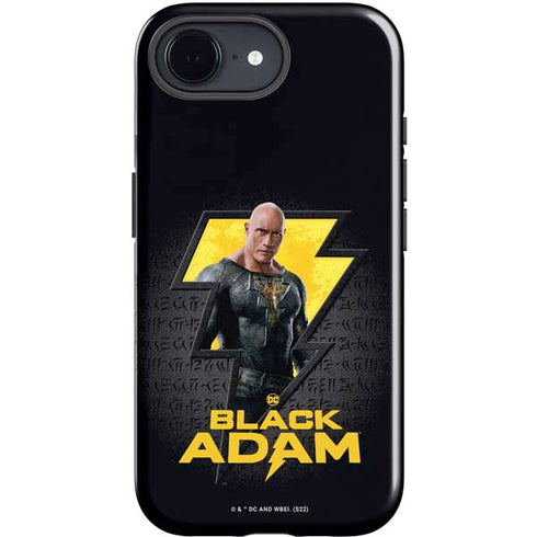 DC Comics Black Adam Movie Art Character and logo iPhone 16e Impact Case