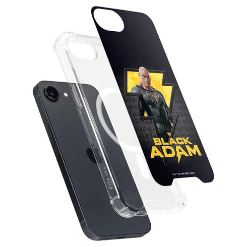DC Comics Black Adam Movie Art Character and logo iPhone 16e MagSafe Case