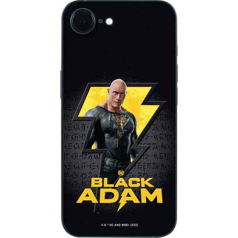DC Comics Black Adam Movie Art Character and logo iPhone 16e Skin