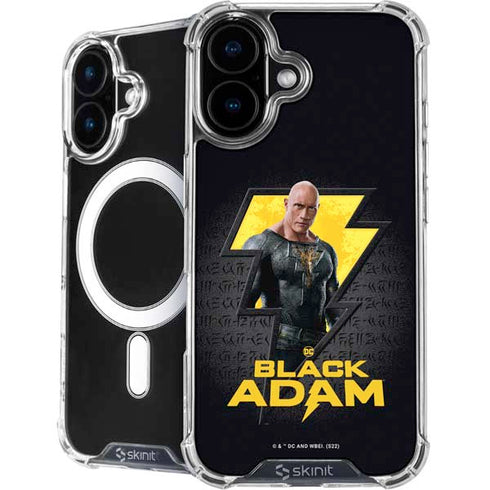 DC Comics Black Adam Movie Art Character and logo iPhone 17 MagSafe Case