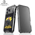 DC Comics Black Adam Movie Art Character and logo iPhone 18 Pro Clear Case