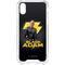 DC Comics Black Adam Movie Art Character and logo iPhone XS Clear Case