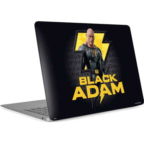 DC Comics Black Adam Movie Art Character and logo Apple MacBook Air Skin