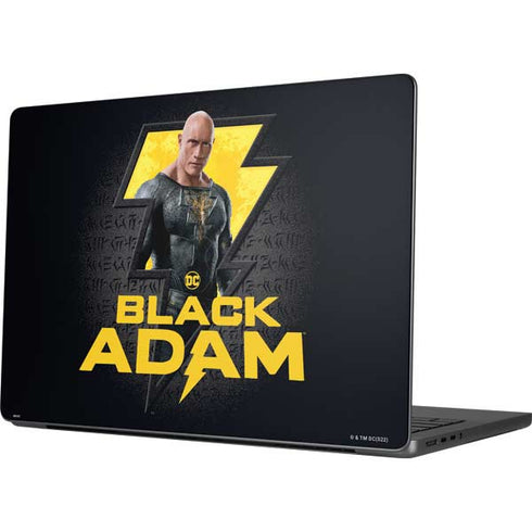 DC Comics Black Adam Movie Art Character and logo Apple MacBook Pro 14-inch Skin