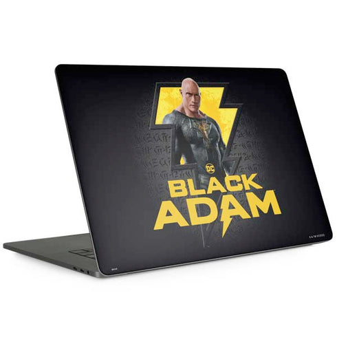 DC Comics Black Adam Movie Art Character and logo MacBook Skins