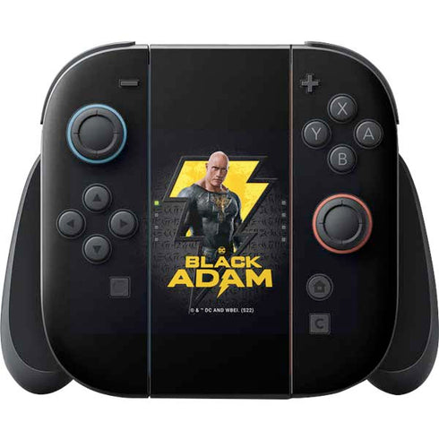 DC Comics Black Adam Movie Art Character and logo Nintendo Skins