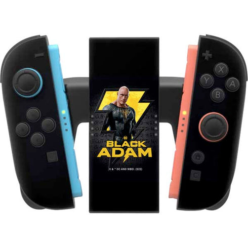 DC Comics Black Adam Movie Art Character and logo Nintendo Switch 2 (2025) Joy-Con Controller Skin