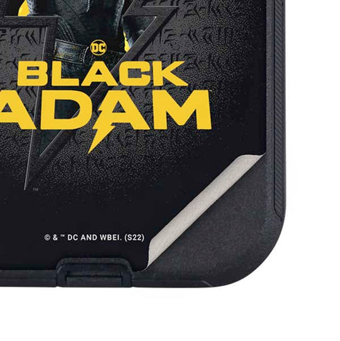 DC Comics Black Adam Movie Art Character and logo Otterbox Defender iPhone Skin