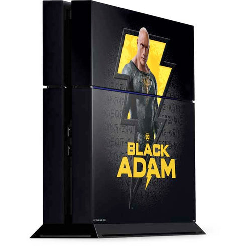 DC Comics Black Adam Movie Art Character and logo PlayStation PS4 Skins