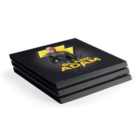 DC Comics Black Adam Movie Art Character and logo PlayStation PS4 Skins