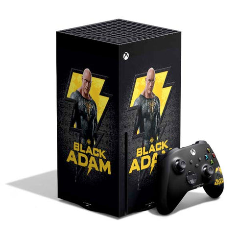 DC Comics Black Adam Movie Art Character and logo Xbox Series X Bundle Skin