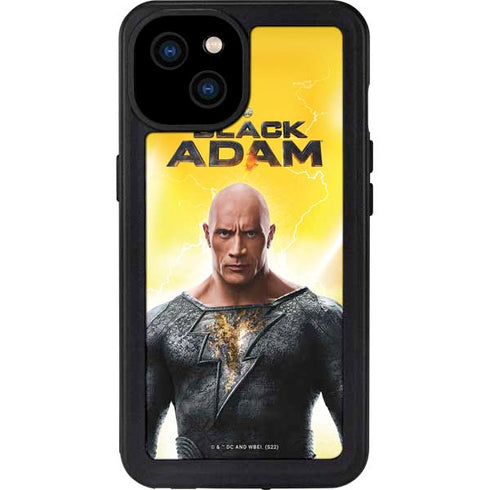 DC Comics Black Adam Movie Charcater Poster iPhone 15 Plus Waterproof Case