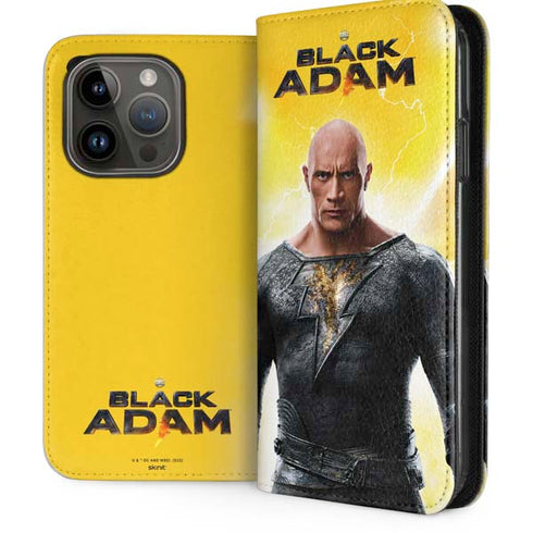 DC Comics Black Adam Movie Charcater Poster iPhone 15 Pro Folio Case