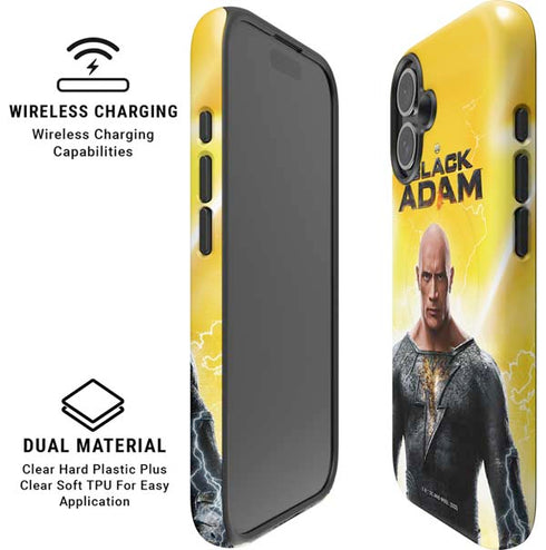 DC Comics Black Adam Movie Charcater Poster iPhone 16 Magsafe Impact Case