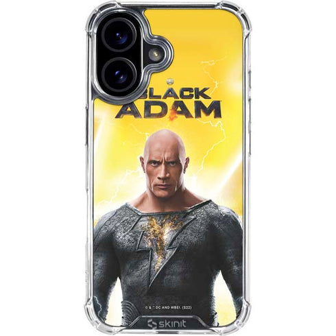 DC Comics Black Adam Movie Charcater Poster iPhone 16 Plus Clear Case