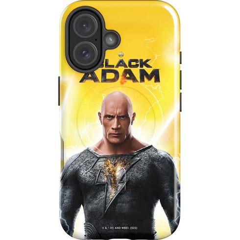 DC Comics Black Adam Movie Charcater Poster iPhone 16 Plus Magsafe Impact Case
