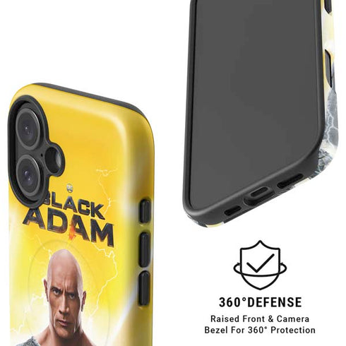 DC Comics Black Adam Movie Charcater Poster iPhone 16 Plus Magsafe Impact Case