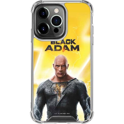 DC Comics Black Adam Movie Charcater Poster iPhone 16 Pro Clear Case