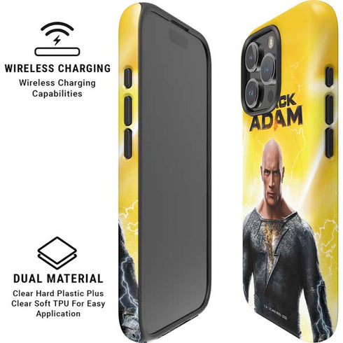 DC Comics Black Adam Movie Charcater Poster iPhone 16 Pro Magsafe Impact Case