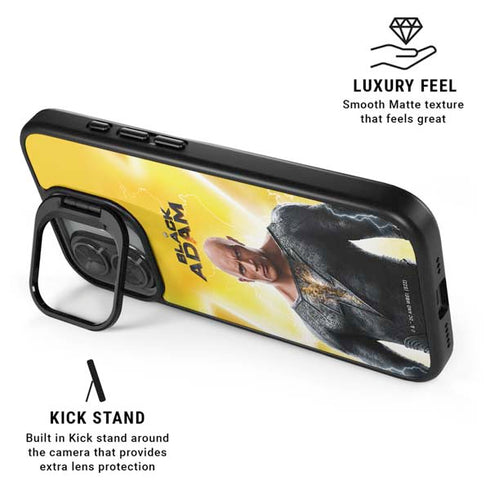 DC Comics Black Adam Movie Charcater Poster iPhone 17 Kickstand Case