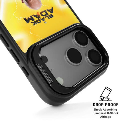 DC Comics Black Adam Movie Charcater Poster iPhone 17 Pro Kickstand Case