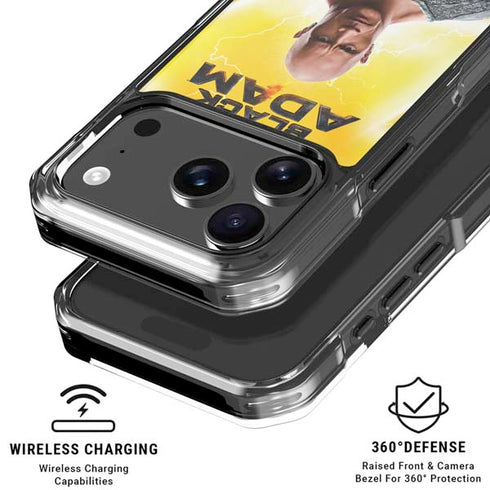 DC Comics Black Adam Movie Charcater Poster iPhone 17 Pro Max Clear Case