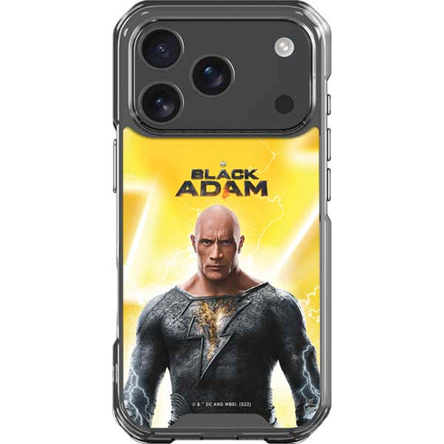 DC Comics Black Adam Movie Charcater Poster iPhone 18 Pro Clear Case