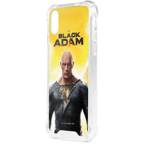 DC Comics Black Adam Movie Charcater Poster iPhone XS Clear Case