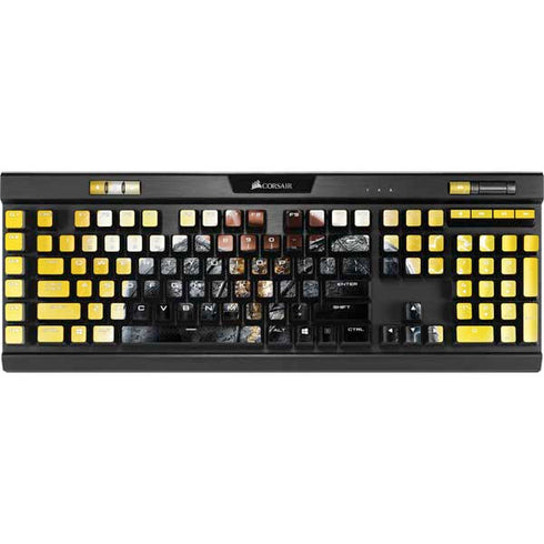 DC Comics Black Adam Movie Charcater Poster K95 RGB PLATINUM Mechanical Gaming Keyboard Skin