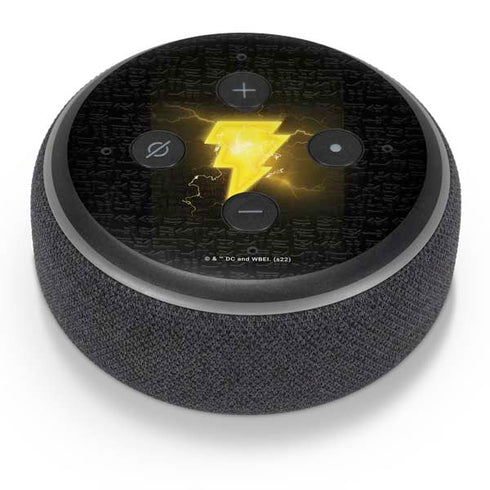 DC Comics Black Adam Lightning Bolt Amazon Echo Dot Skin
