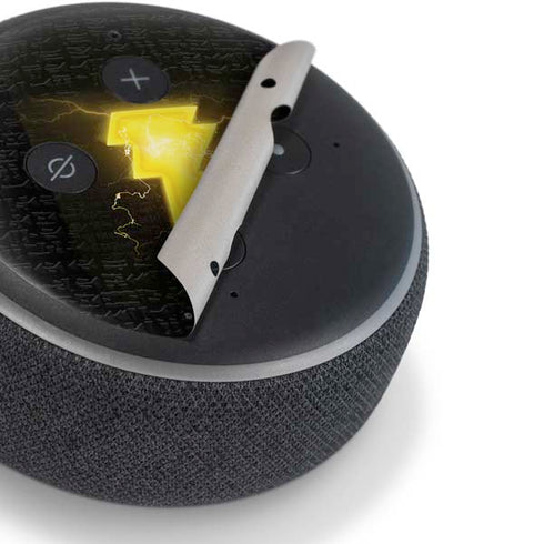 DC Comics Black Adam Lightning Bolt Amazon Echo Dot Skin