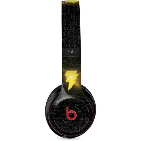 DC Comics Black Adam Lightning Bolt Beats Solo 3 Wireless Skin