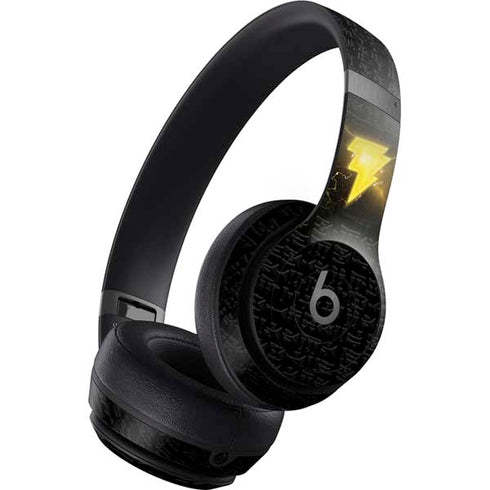 DC Comics Black Adam Lightning Bolt Beats Solo 4 Wireless Headphones Skin