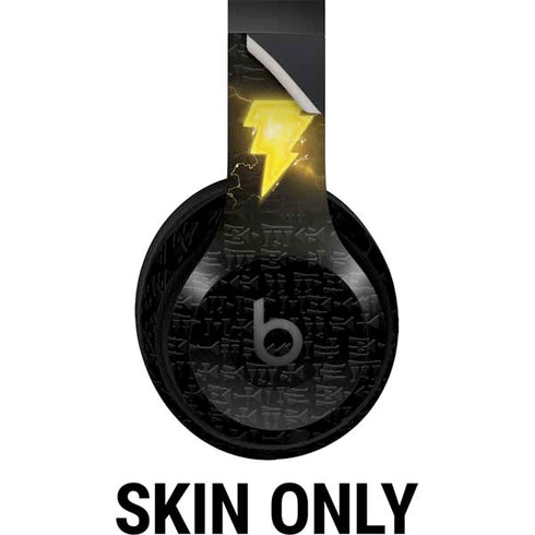 DC Comics Black Adam Lightning Bolt Beats Studio Pro Wireless Headphones Skin