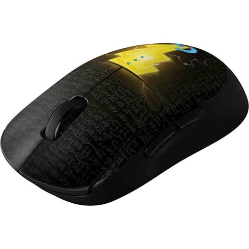 DC Comics Black Adam Lightning Bolt G Pro Wireless Gaming Mouse Skin