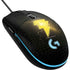 DC Comics Black Adam Lightning Bolt G203 Prodigy RGB Wired Gaming Mouse Skin