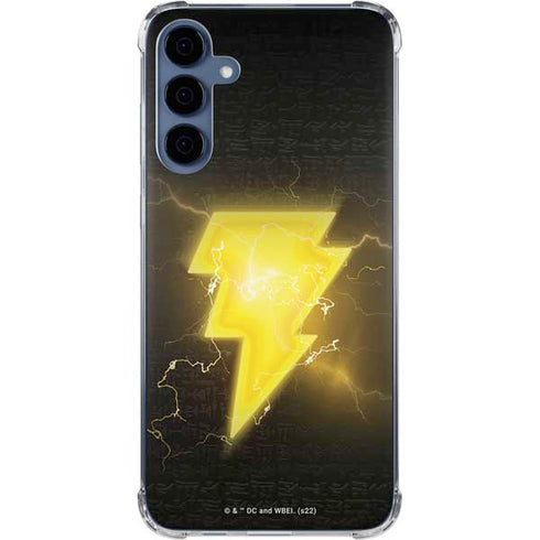 DC Comics Black Adam Lightning Bolt Galaxy A35 5G Clear Case