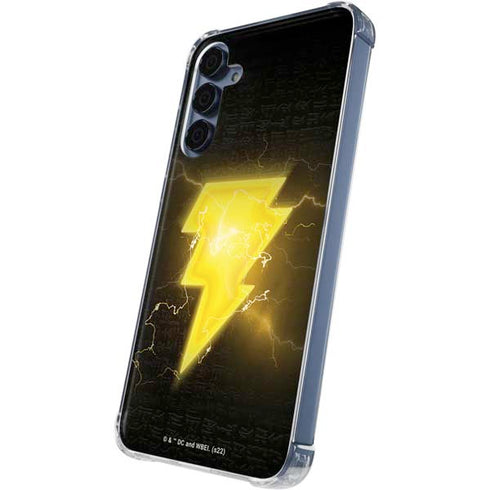 DC Comics Black Adam Lightning Bolt Galaxy A35 5G Clear Case