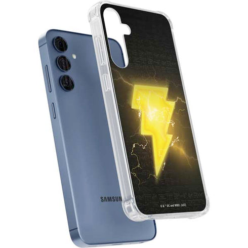 DC Comics Black Adam Lightning Bolt Galaxy A35 5G Clear Case