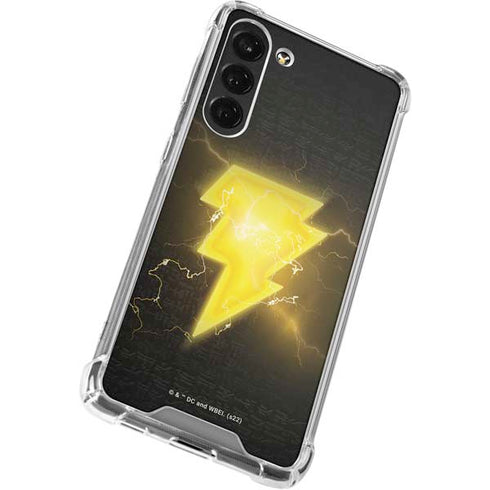 DC Comics Black Adam Lightning Bolt Galaxy S24 FE Clear Case
