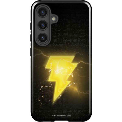 DC Comics Black Adam Lightning Bolt Galaxy S25 Plus Impact Case